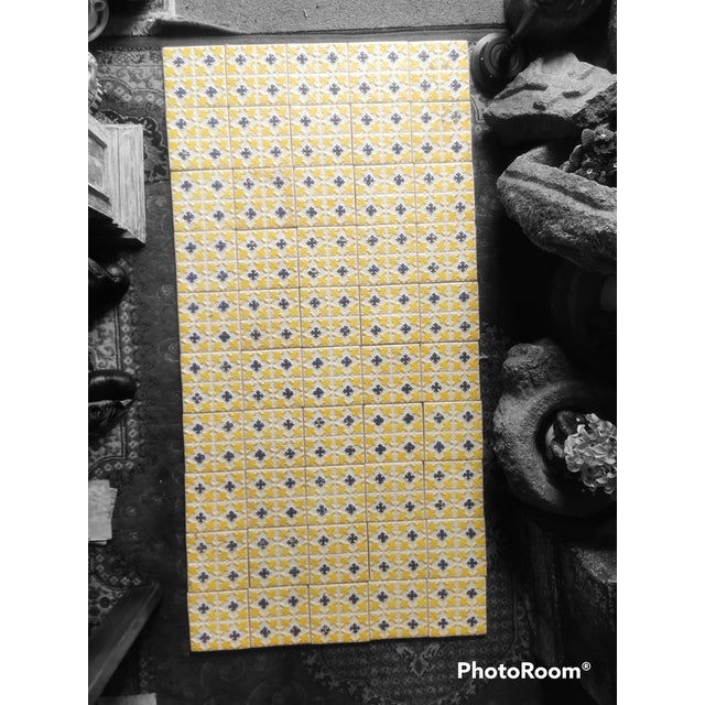 Portuguese Handmade Fifty Tile Panel For Sale - Image 10 of 18