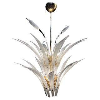 Vintage Chandelier by Vistosi Palms, 1970 For Sale
