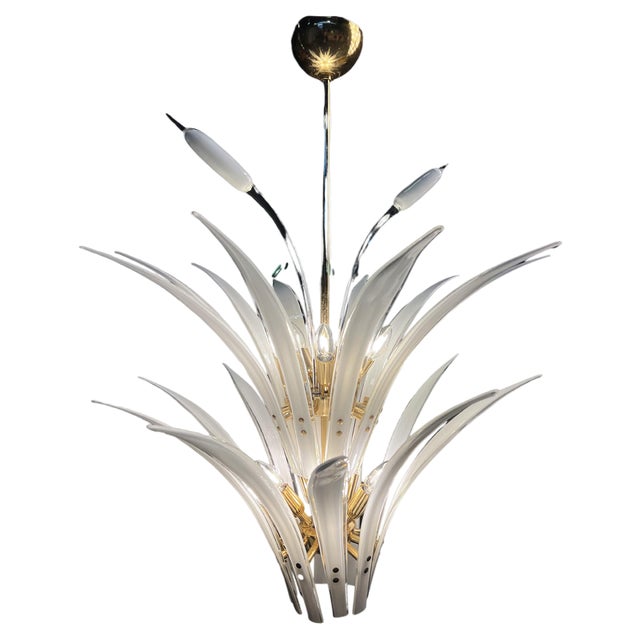 Vintage Chandelier by Vistosi Palms, 1970 For Sale
