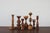 Scandinavian Wooden Candleholders, Set of 7 For Sale - Image 3 of 3