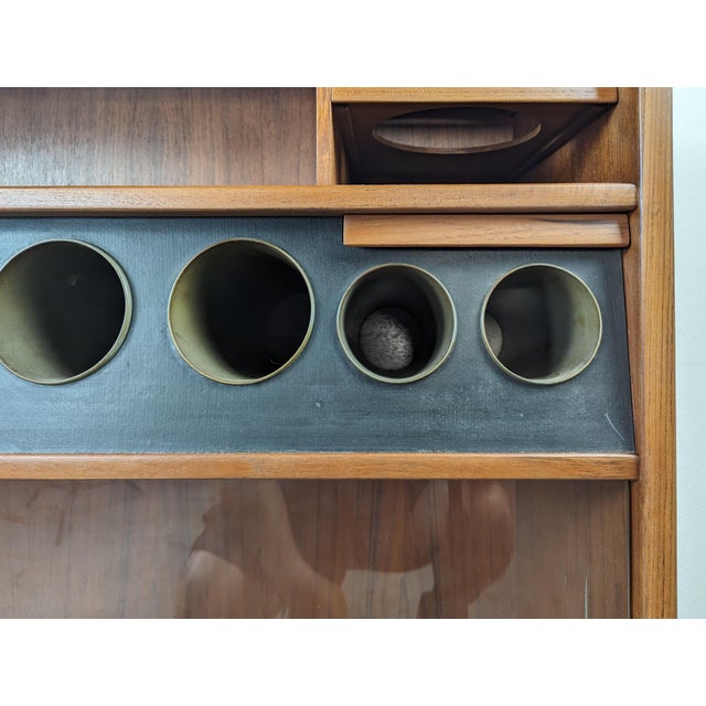 1960s Free Standing "Hm3" Dry Bar by Poul Heltborg for Heltborg Mobler, Denmark For Sale - Image 9 of 12