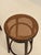 Vintage Stools in Wood and Vienna Straw, 1950s, Set of 2 For Sale - Image 4 of 8