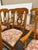 Fiddleback Splat Floral Dining Chairs, Set of Eight For Sale - Image 4 of 12