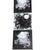 2000 - 2009 SeT of Four Black & White Acrylic and Ink Paintings on Canvas Titled La Luna For Sale - Image 5 of 10