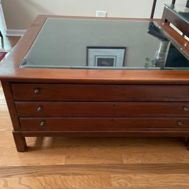 Lexington/Bob Timberlake Cherry 40x40 Coffee Table For Sale - Image 9 of 10