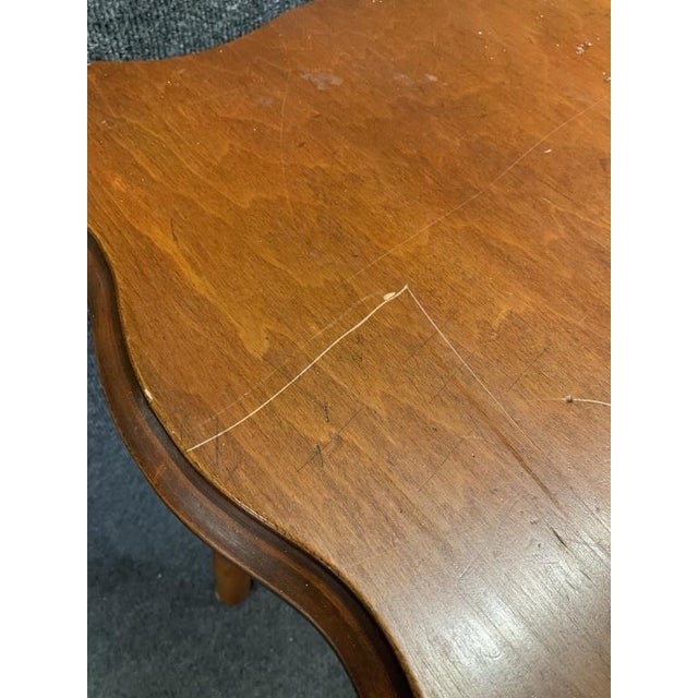 Vintage Maple Dining Table With Two Leaves – Traditional Farmhouse Kitchen Table For Sale - Image 6 of 7