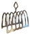 Antique Edwardian Silver-Plated Toast Rack, 1900 For Sale