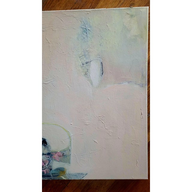 2010s Riverside 2018 an Abstract Expressionist Oil Painting by Lynn Christian (Contemporary) For Sale - Image 5 of 5