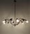 Mid-Century Brass Chandelier from Rupert Nikoll, Austria, 1961 For Sale - Image 12 of 16