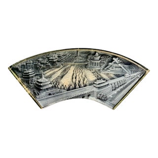 1990s 3d Laser-Etched Curved Acrylic Sculpture – Terracotta Warriors Excavation Scene – 11.5” Wall Art Display Piece For Sale