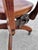 Vintage Solid Oak Banker's or Typist Office Chair on Casters | Gunlocke Style For Sale - Image 9 of 12