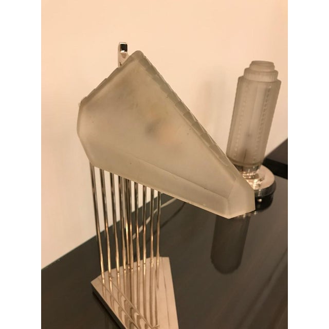 Gênet et Michon French Art Deco Desk Lamp Signed by Gênet Et Michon For Sale - Image 4 of 13