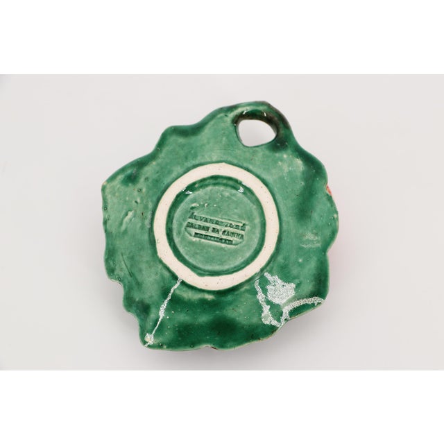 Trompe l'Oeil Vine Leaf With Fruits, Portuguese, 1900s For Sale - Image 16 of 16