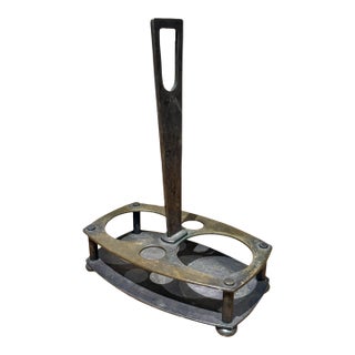 Vintage Silver-Plated Cruet Stand or Carrier Mid Century Modern For Sale