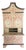 Patina Furniture Company Italian Hand Painted Secretary Linen Press Armoire For Sale