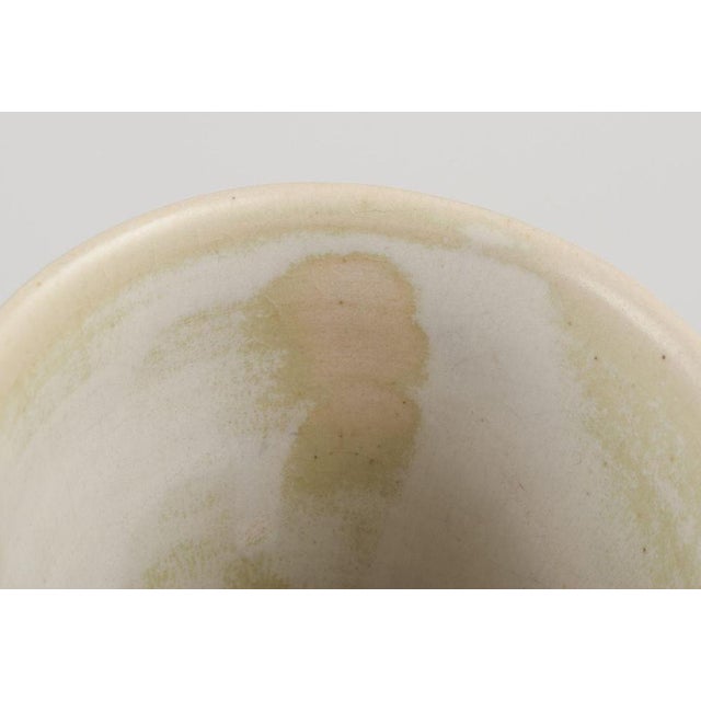 Ceramic Late 20th Century Swedish Ceramic Mug in Glaze in Light Tones For Sale - Image 7 of 8