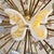 1980s Colored Murano Glass Butterfly Chandelier, Mid Century Modern For Sale - Image 10 of 11
