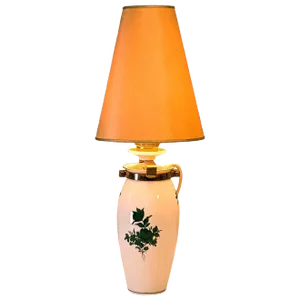 Augarten Maria Theresa Green Rose Lamp in Porcelain with Original Shade