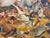 Wood Late 20th Century Oil Painting of the Battle of Waterloo For Sale - Image 7 of 7