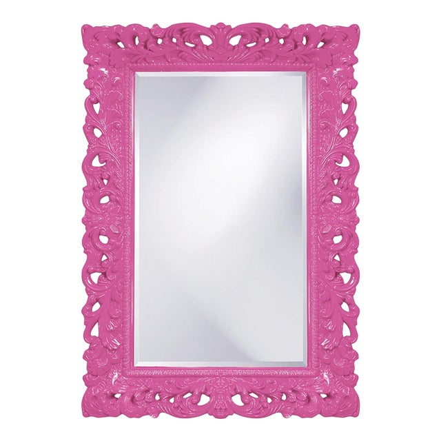 Barcelona Mirror - Glossy Hot Pink For Sale