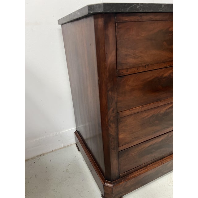 Louis Philippe Mahogany Chest of Drawers, 1800s For Sale - Image 11 of 13