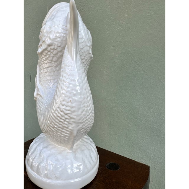 Bordallo Pinheiro Vintage Bordallo Pinheiro Portuguese Ceramic Koi Fish Pitcher Vase — Tropical Decor For Sale - Image 4 of 9