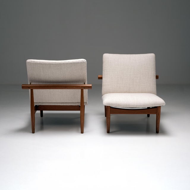 Beige Model FD 137/1 Lounge Chairs by Finn Juhl for France & Søn, 1960s, Set of 2 For Sale - Image 8 of 16