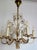 Vintage Brass Lead Crystal Chandelier from Palwa, 1960s For Sale - Image 11 of 18