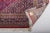 Geometric Bijar Dark Red Rug with Border and Medallion For Sale - Image 4 of 9
