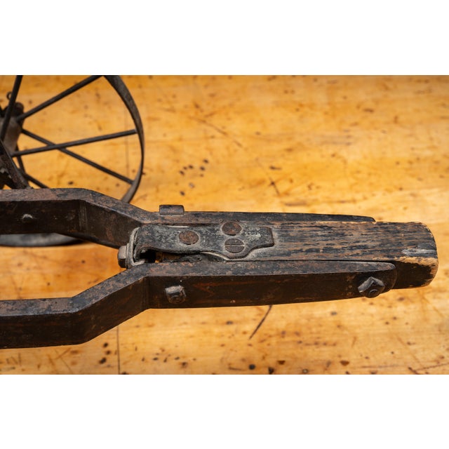 Black Francis Mecum 1891 Walking Plow Salesman Sample With Museum Display For Sale - Image 8 of 18