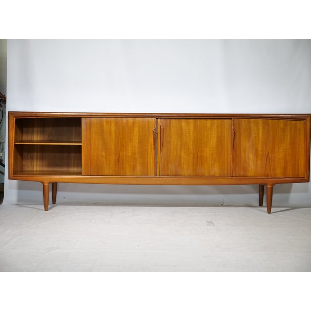 Brown Mid-Century Modern Teak Sideboard by Axel Christensen for Aco Møbler, 1960s For Sale - Image 8 of 16