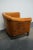 Animal Skin Vintage Dutch Cognac Colored Leather Club Chair For Sale - Image 7 of 14