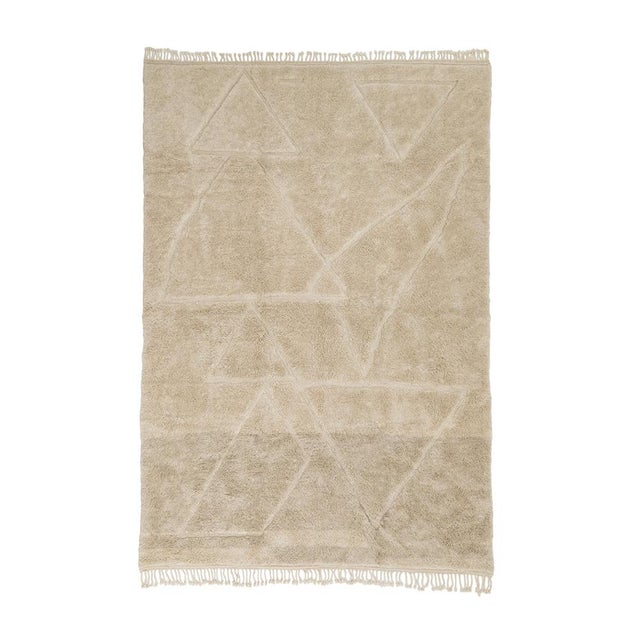 Large Hand-Knotted Wool Rug by Azele Studio For Sale - Image 10 of 10