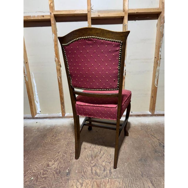 Antique Victorian Style Hand Carved Lion Feet Dining Chairs. Set of 3 For Sale - Image 14 of 17