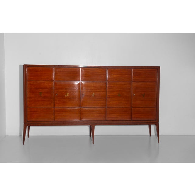 High Sideboard by Paolo Buffa for Serafino Arrighi, 1950s For Sale - Image 11 of 12