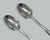 An exceptionally fine Pair George III Irish sterling silver plain form Gravy Serving Spoons. Mark of J P for John Pittar...