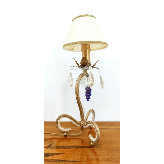 Lamps with Crystals, Set of 2 For Sale - Image 12 of 14