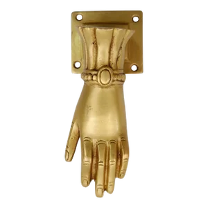 Gold Brass Hand Door Knocker
