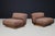 Exceptional and highly collectible pair of “Pianura” lounge chairs, designed by Mario Bellini for Cassina in 1971. An...