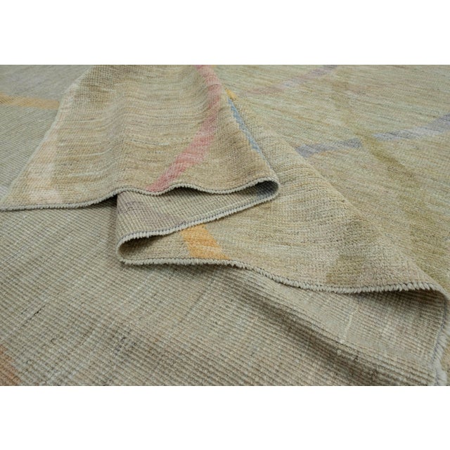 Textile Turkish Oushak Rug 12'2" x 15'2" #18560 For Sale - Image 7 of 8