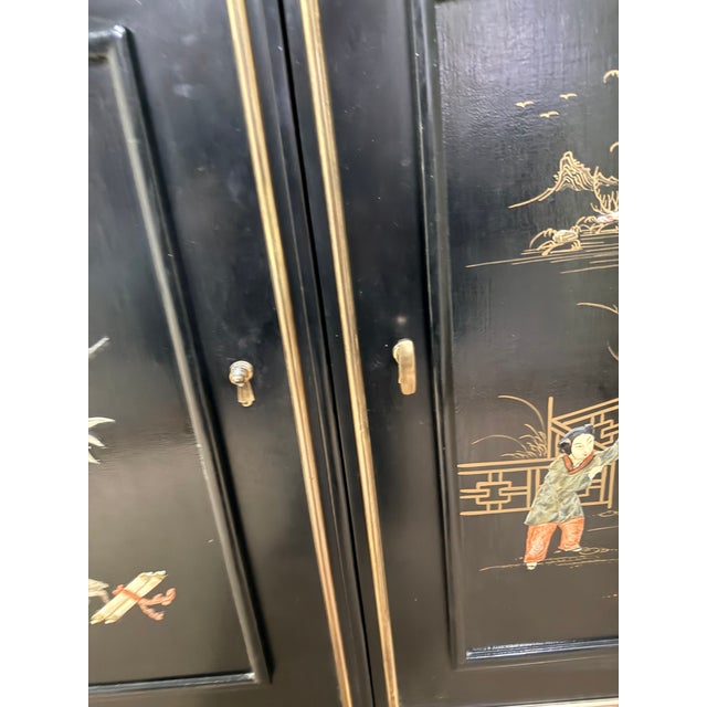 1970s Mastercraft Handcrafted Chinoiserie Chest For Sale - Image 11 of 13