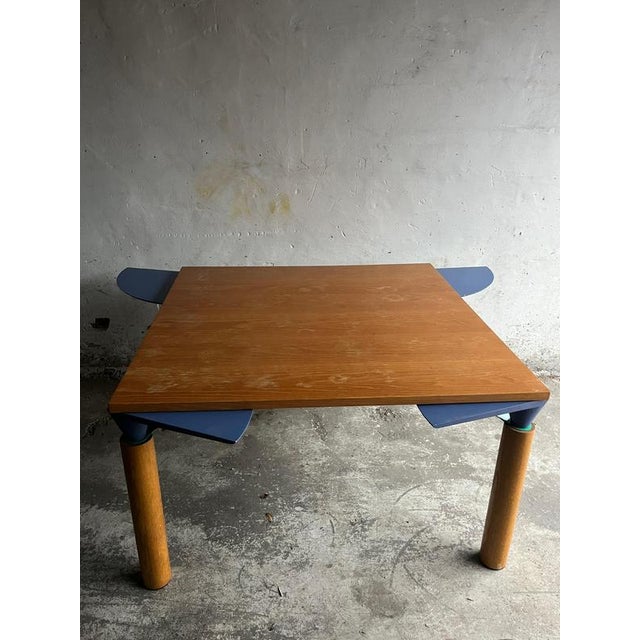 Square Convertible Table by Francesco Binfaré for Cassina, 1980s For Sale - Image 11 of 11