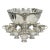 Vintage Baroque by Wallace 252 & 253 Silver Plated Punch Bowl Set W/ 10 Cups For Sale
