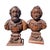 Carved Reliquary Busts, 17th Century, Walnut, Set of 2 For Sale - Image 17 of 17