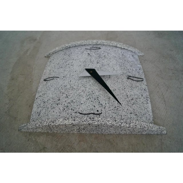 1980s 1980's Postmodern Memphis Style Wall Clock For Sale - Image 5 of 13