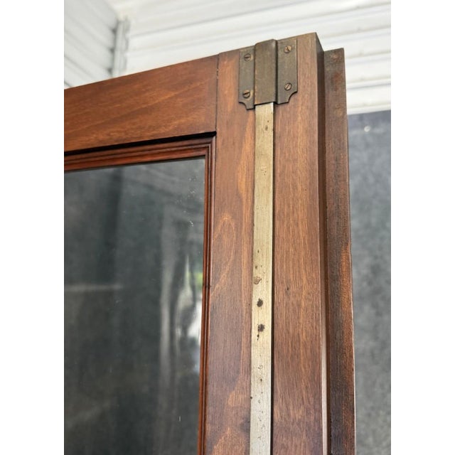 19th Century Solid Mahogany Carved Glass Door Bookcase For Sale - Image 13 of 15