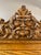 Antique quartersawn golden Oak Victorian glass front vitrine curio cabinet having lovely curved sides and ornate carving...