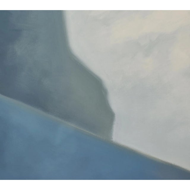 "Abstract Ocean Cliff" I Modern Landscape I Framed Giclée Prints By Artist Nicolette Capuano This piece was inspired by a...