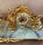 1940s Early 20th Century Carriage Clock With Deer And Candlesticks In Gilt Bronze For Sale - Image 5 of 13