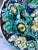19th Century English Majolica Geranium Plate For Sale - Image 4 of 6